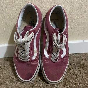Vans old skool red sneakers